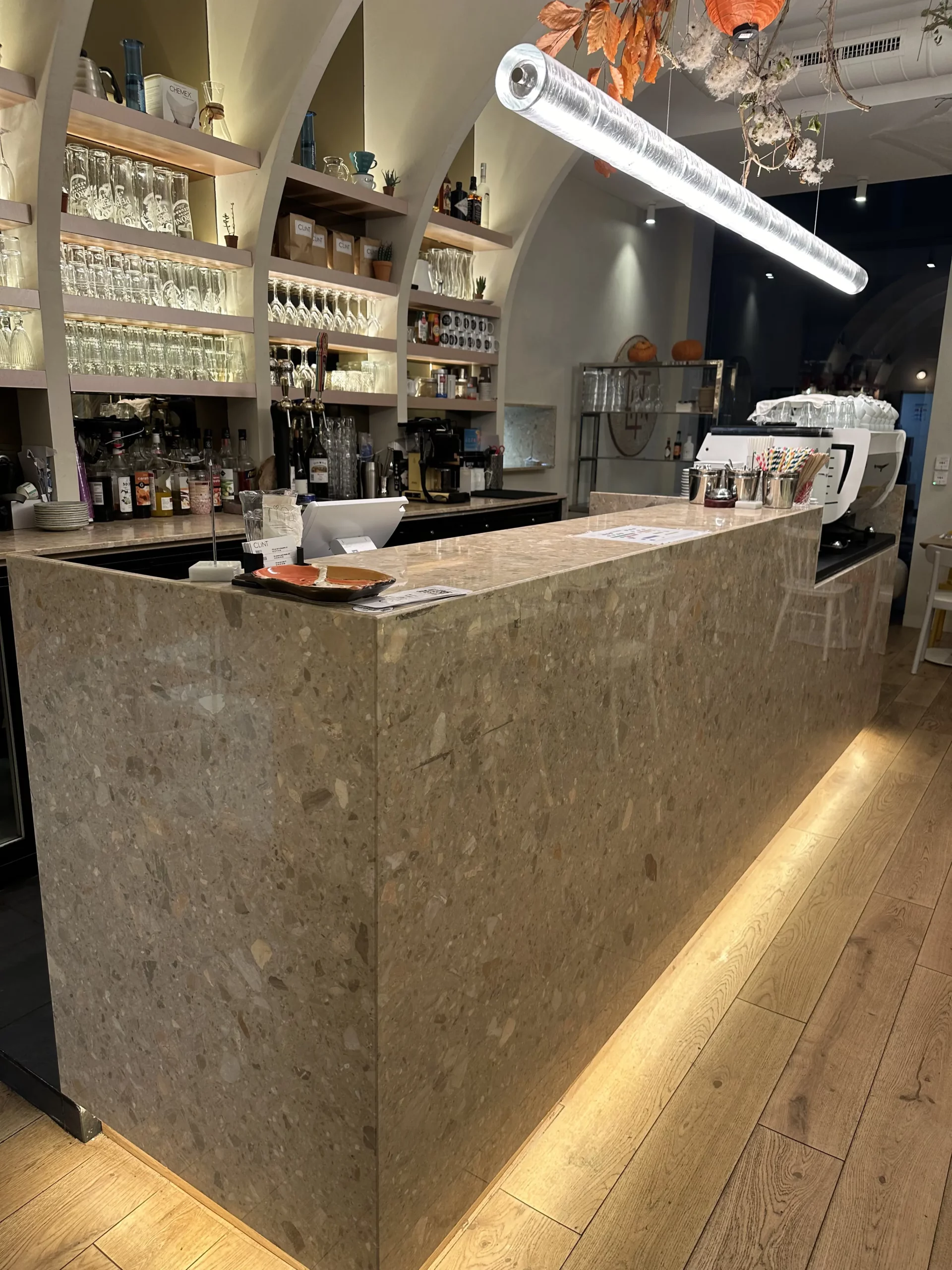 Realisation bar en Terrazzo